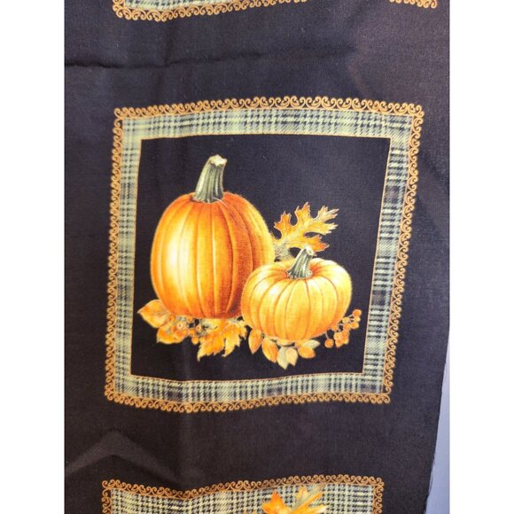 Autumn Elegance Fall Fabric Panel Sunflowers Pumpkins 24"x44" Quilting Cotton - Picture 12 of 16